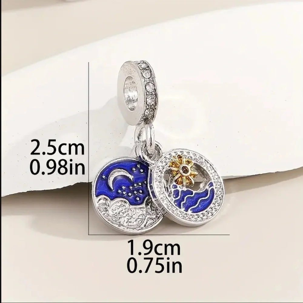 OCEAN NIGHT & DAY CHARM/PENDANT-NEW - Picture 4 of 6